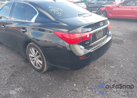 2015 Infiniti Q50 Premium from USA, damaged, VIN JN1BV7AR5FM422429